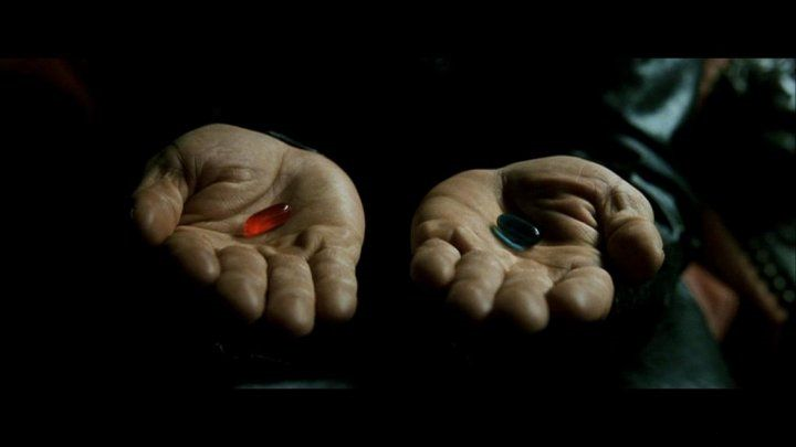 matrix link, blue pill, red pill